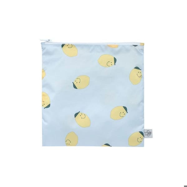 Set med 2 snackpåsar Happy Fruits Citron - LASSIG