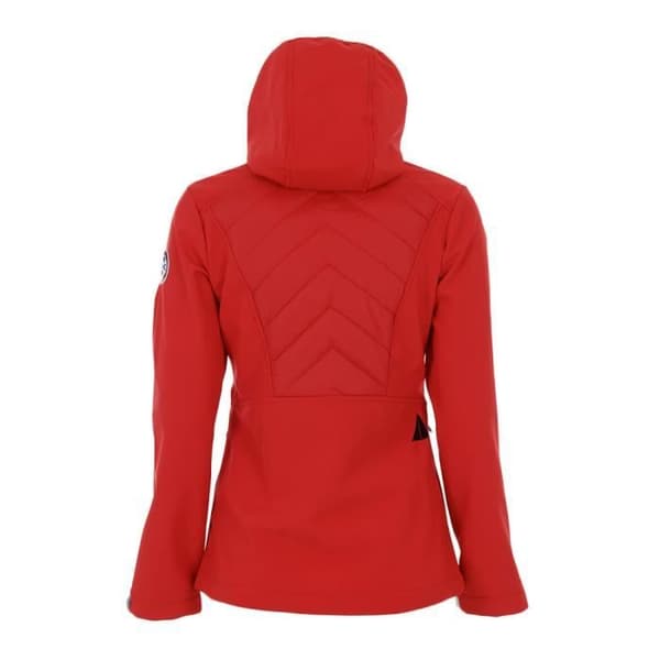 Blouson softshell dam Vent du Cap Apver APVER/HE - röd - M