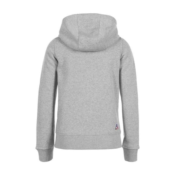 Huvtröja med dragkedja i fleece