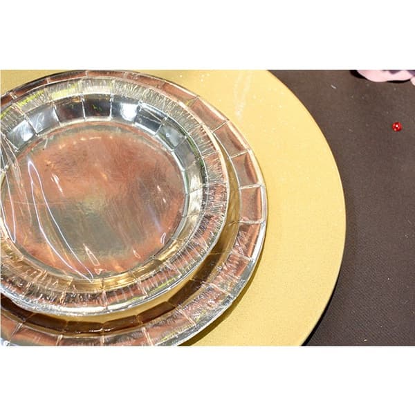 6 ROSA GULD TALLAR 18CM - ROSA FESTSERVIS