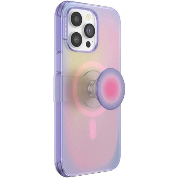 Coque - PopSockets - PopCase PlantCore - iPhone 14 Pro Max - Stöd PopGrip Slide - Halvstyv