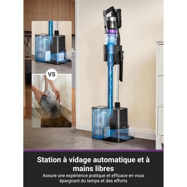 Sopborste - EUREKA - Stylus Elite - Automatisk tömning - Lätt - Uppladdningsbara batterier