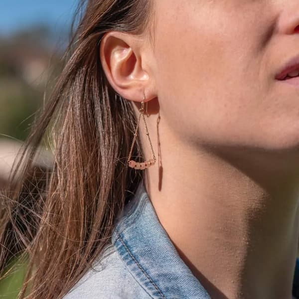 Piana örhängen i solsten