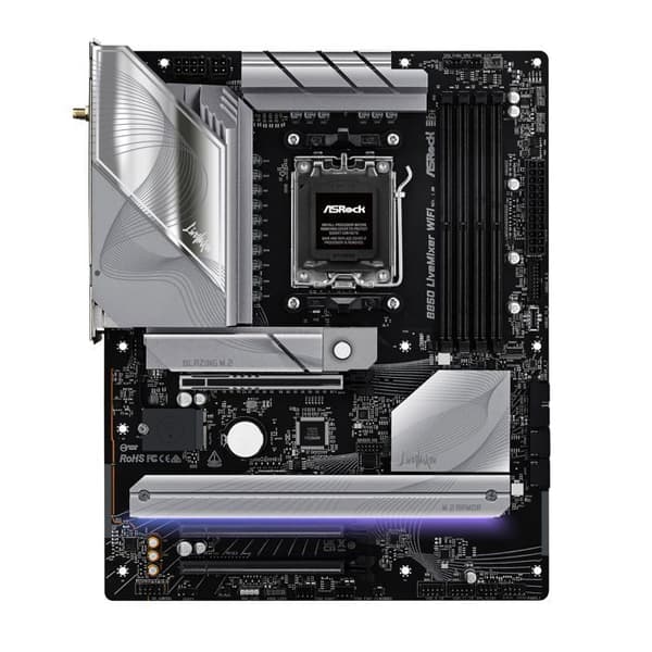 Moderkort - ASROCK - B850 LiveMix - WiFi - Socket AM5 - Avancerad prestanda