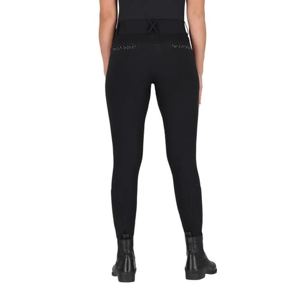 Ridbyxor mid grip dam QHP Oakleigh - svart