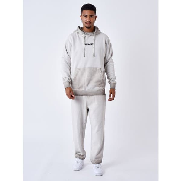 Tvättad Hoodie