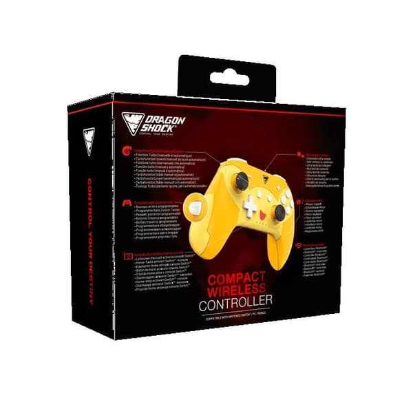 Spelkontroll - DRAGONSHOCK - POPTOP COMPACT BT - Bluetooth - Programmerbar - 6-axlig gyroskopisk