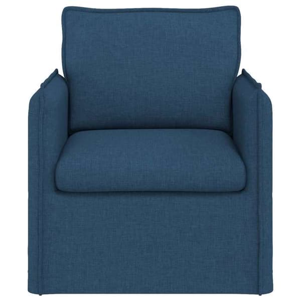 Blå Soffa 195 x 82 x 85 cm tyg