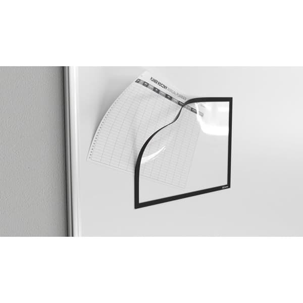 Magnetisk Dokumentficka A4 Svart - 5-Pack