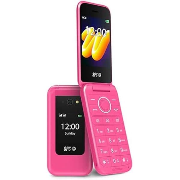 Basic Telefon 4G - SPC - Wild - Dubbel Skärm - Batteritid 7 Dagar - SOS-knapp