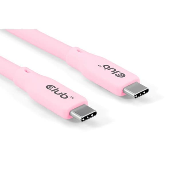 USB-kabel - Club 3D - CAC-3002 - USB4 Gen 3x2 - 2 m - Rosa