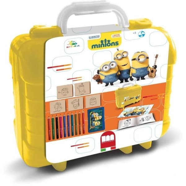 Reseset - Minions ritfodral - MULTIPRINT - 5 stämplar - Barn