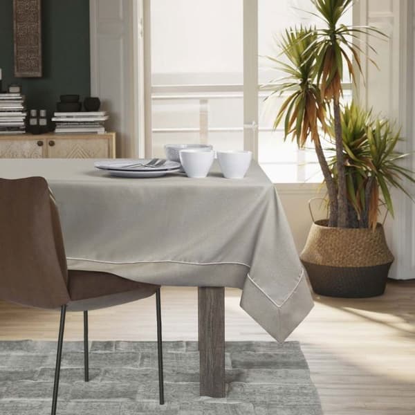Bordduk - Empire - Rektangulär 110x180 cm - Cappuccino - 100% polyester fläckavvisande