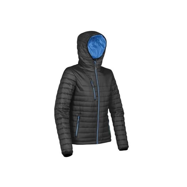Doudoune med huva dam Stormtech Gravity Thermal - svart/marinblå