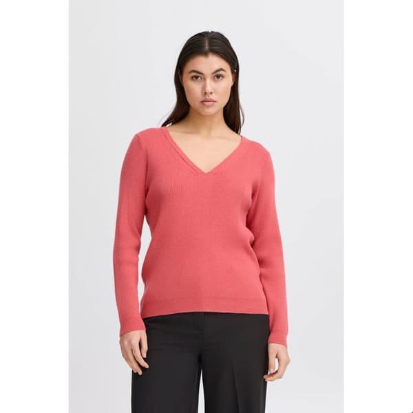 Pullover med V-ringning för kvinnor Ichi Boston