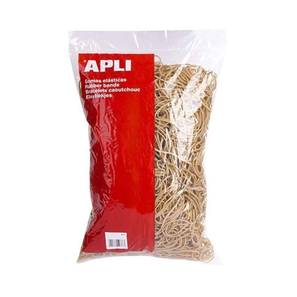 Gummiarmband 140x2mm påse à 100g - Apli
