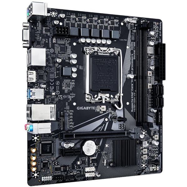 Moderkort - GIGABYTE - H610M S2H V2 DDR5 - Format Micro-ATX - Chipset Intel H610 - DDR5