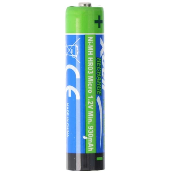 AAA telefonbatteri, micro/AAA telefonackumulator 1000mAh paket om 4