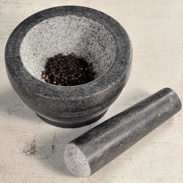 Mortel - KESPER - 71501 - Granit - Ø 16 cm - Med mortelstöt