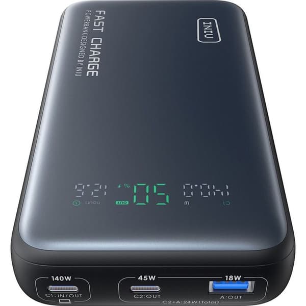 INIU Leopard 25 000 mAh 140W bärbar extern batteri