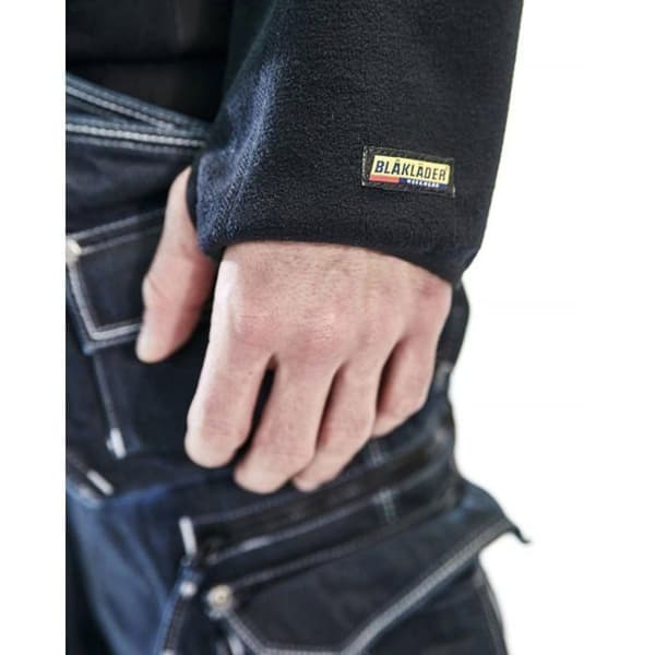 Vindavvisande fleecejacka Blaklader - Svart - 4XL