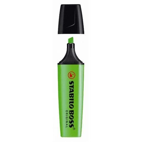Stabilo boss grön highlighter