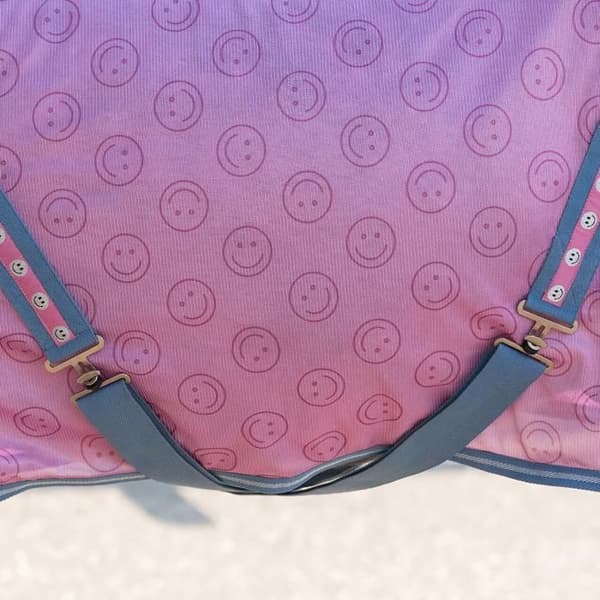 Flugskyddströja för häst QHP Rosalynn - Rosa - 155 cm