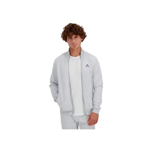 Gilet Le Coq Sportif Herr Essentiels Grå Bomull