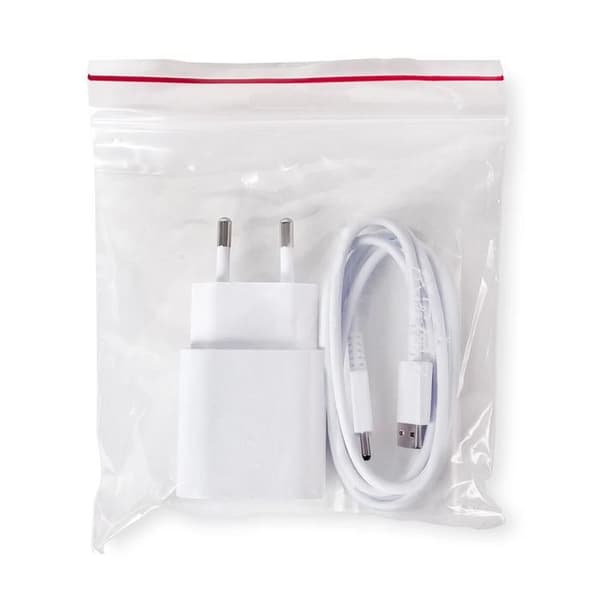 Samsung USB-A väggladdare 8 W med micro-USB-kabel - Vit