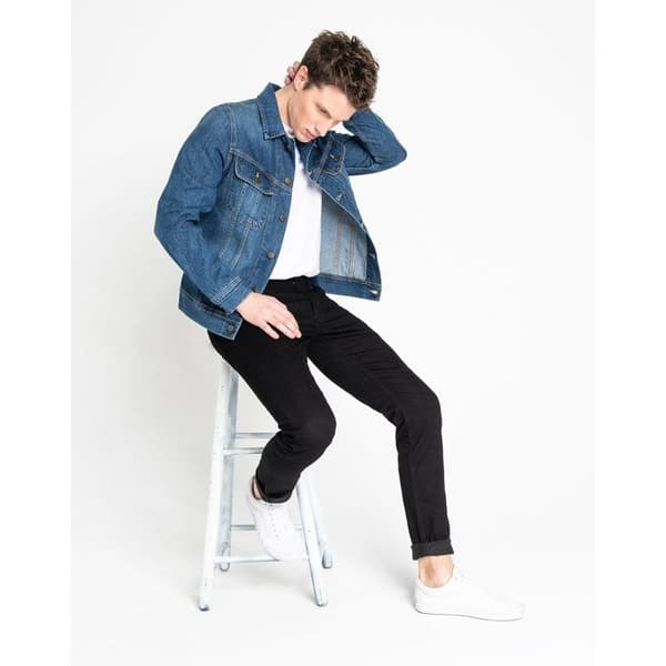 Jeans Lee Luke - ren svart