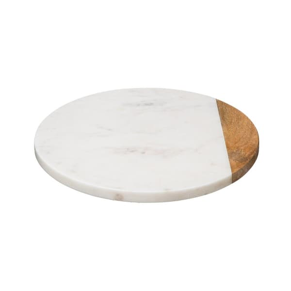 PLAT TOURNANT MARMOR 30CM Vit