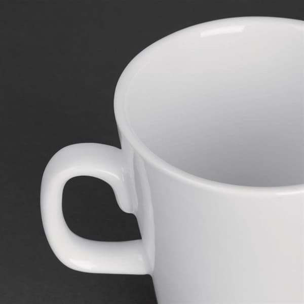 Mugg - Olympia - Latte - 310ml - Porslin - Set med 12