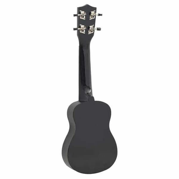 vidaXL Soprano Ukulele Set med väska för barn Svart 23"