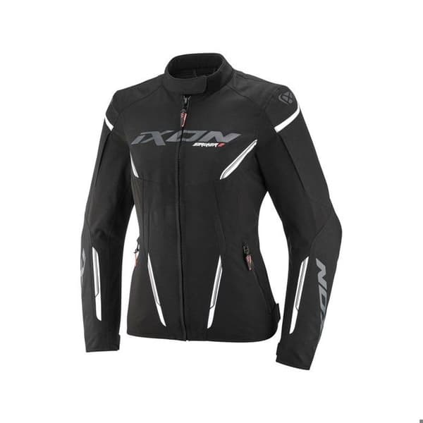 Motorcykeljacka dam Ixon Striker 2 - svart/vit