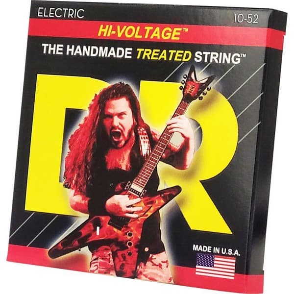 DR Strings Hi-Voltage Dimebag Darrell Medium till Heavy 10-52 Strängar