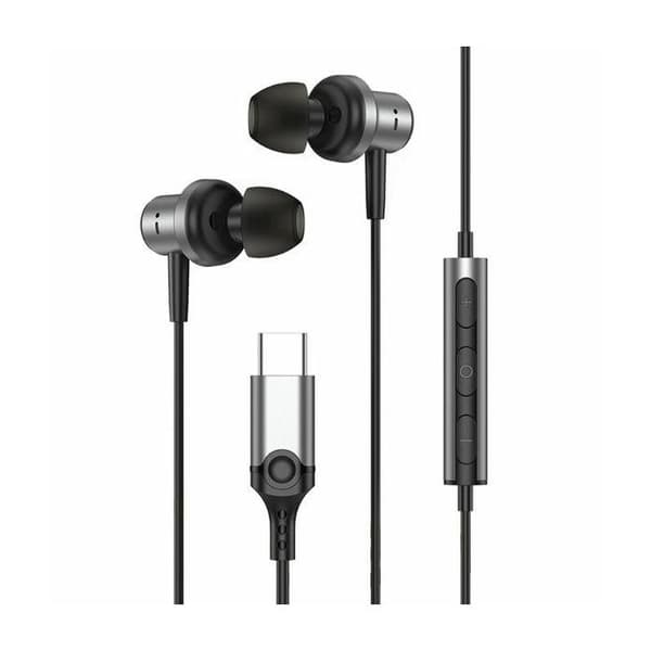Beline Black USB-C in-ear hörlurar