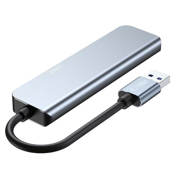 USB-hubb 5 i 1 - Tech-Protect V0 - HDMI 4K - Snabb överföring - Snabb laddning