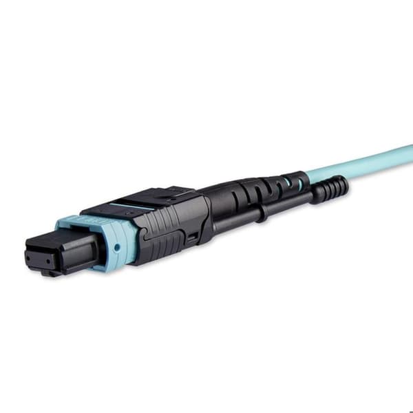 Fiber Optic Kabel - StarTech.com - MPO8LCPL3M - 3 m - OM3 - Hane-Hane - Aqua