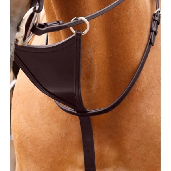 Premier Equine Rosello Bib Martingale - mörkbrun - Full