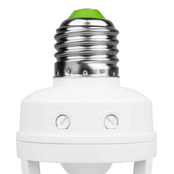 Porte-ampoule - MACLEAN - Modell med PIR-detektor - 360° - 6m - E27