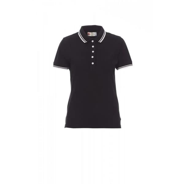 Polo dam Payper Skipper - svart/vit
