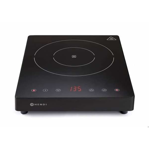 Induktionsspis 2000W Kitchen Line 230V/2000W 293x373x(H)56 mm - Hendi