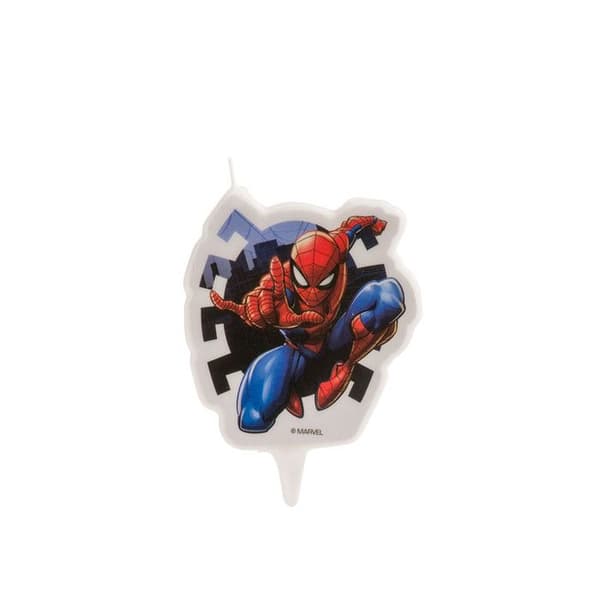 Spiderman födelsedagsljus 7,5 cm