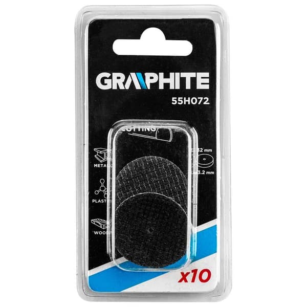 Skärskiva - GRAPHITE - Korund - 32 x 2,0 mm - Set om 10 st