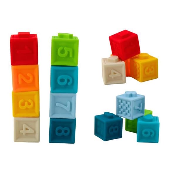 Mjuk utbildningsbadblock, 20 stycken, djurformer