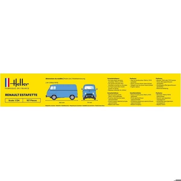 Maquette fordonsmodell : Renault Estafette