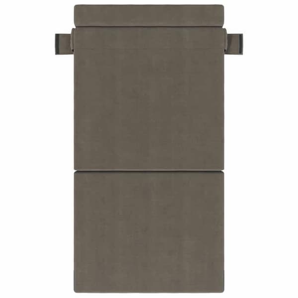 vidaXL Fällbar sängsoffa Ljusgrå 100 x 80 x 60 cm Tyg 900114