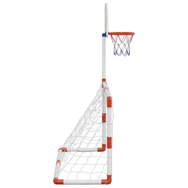 Fotbolls- och basketbollset med bollar vidaXL