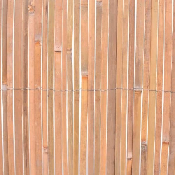 vidaXL Bambu Staket Trädgårdsavgränsning Staketpanel Trädgårdsstaket 140390