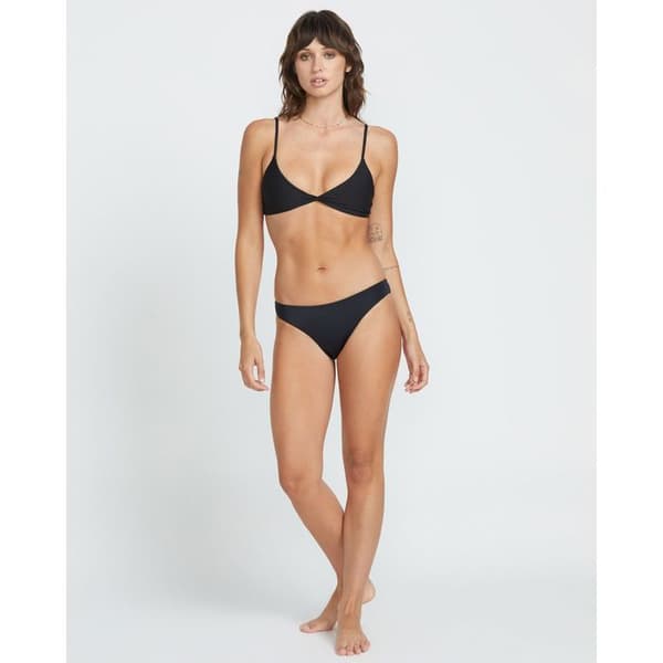 Volcom Simply Seamless Baddräktstrosa Hel Svart Dam
